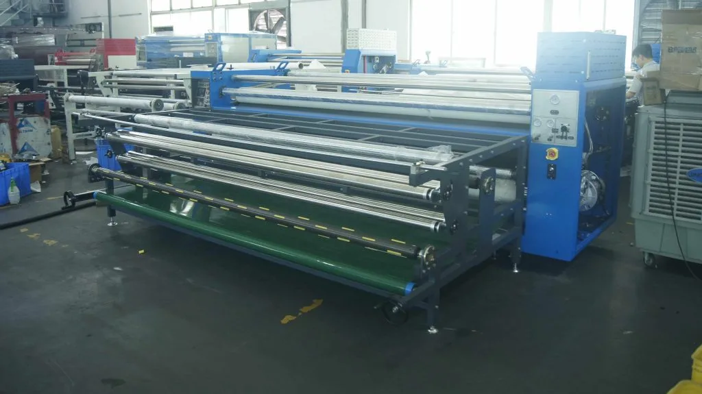 ZS-BF industrial fabric heat transfer machine – pneumatic pressure for full-color transfer