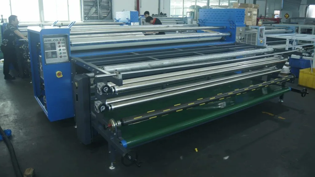 ZS-BF double-layer roller transfer printing machine with heavy-duty transfer blanket