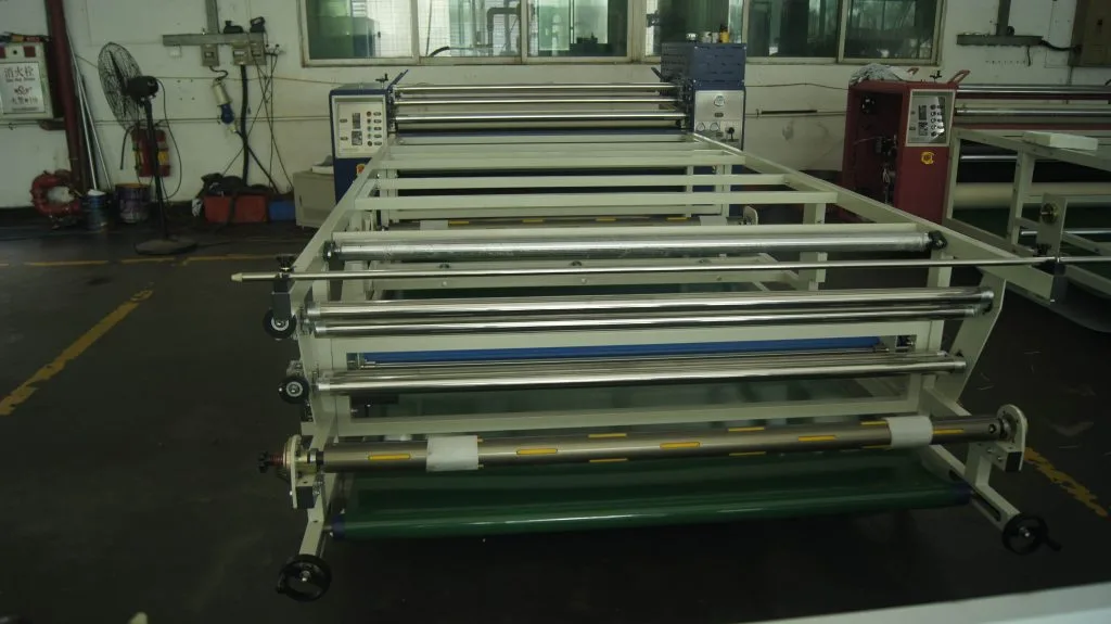 ZS-BA single-roller sublimation heat transfer machine for polyester fabric printing