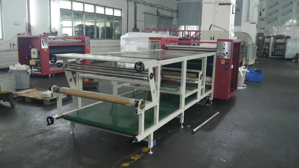 Mouse pad printing machine ZS-BE – double-layer roller with DuPont blanket for even heating