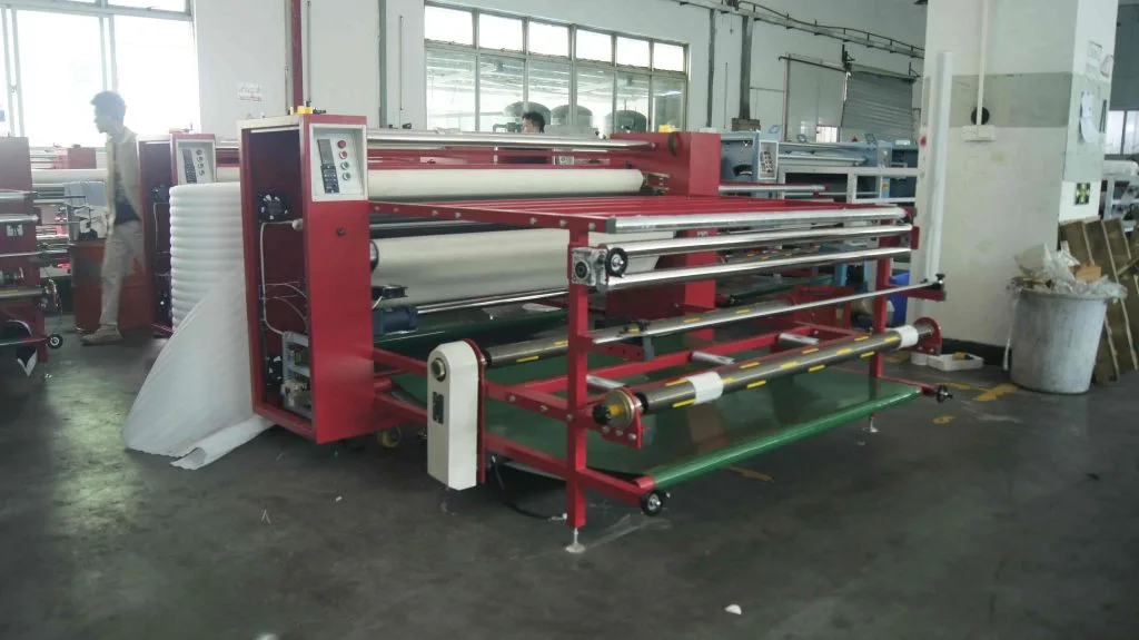 ZS-BA roller printing machine for garment and textile – top-feed design for accurate alignment
