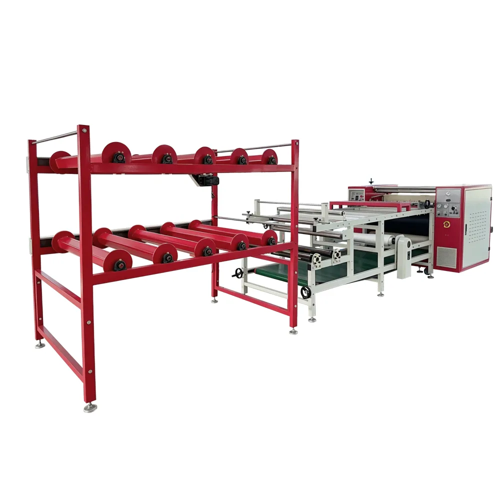 Ribbon double-side transfer printing machine ZS-AB for webbing, shoelaces and lanyards