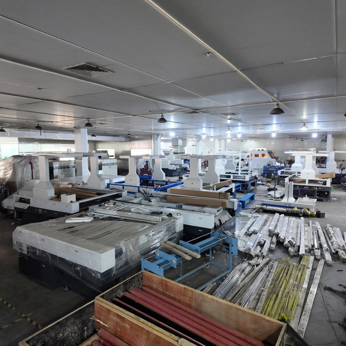 Laser Cutting Machine Assembly Workshop No.2