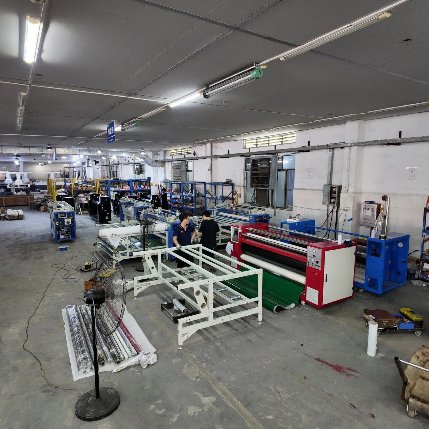 Roller Printing Machine Assembly Workshop