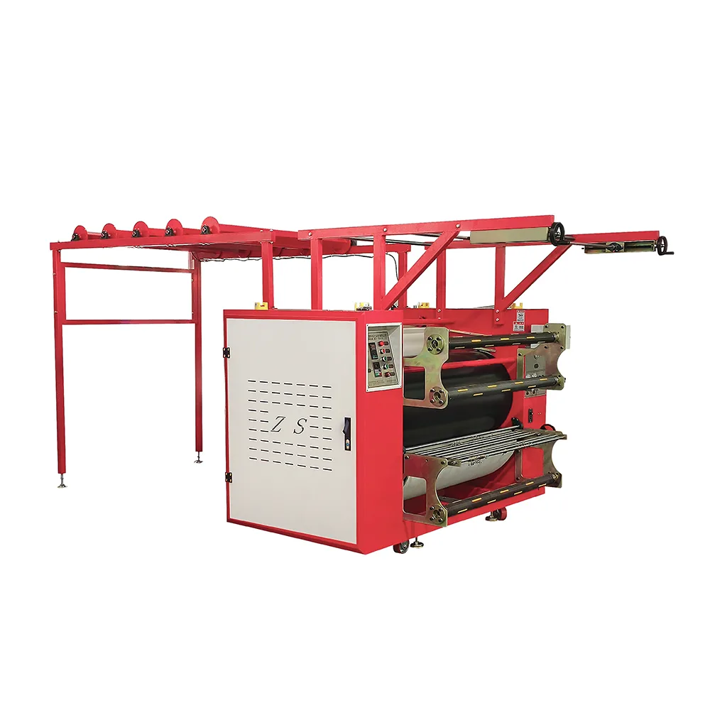 Ribbon double-side sublimation transfer machine ZS-AB for narrow materials heat transfer printing