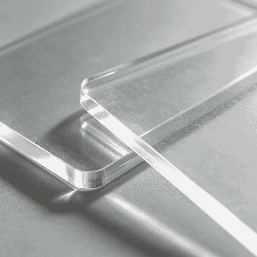 CO2 laser cut acrylic edge polished finish